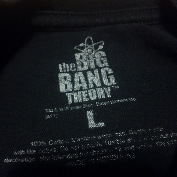 ⚛️ Big Bang Theory 🔥 Sheldon Cooper Shirt Large Super Villain 📺 Comedy Sitcom - Picture 3 of 7